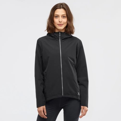 Black Salomon Comet Wp Jkt W Women's Shell Jackets | IE RD7062